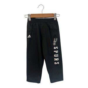 Adidas Toddler Boy Jogger Track Pants Size 2T Black Printed Pull On